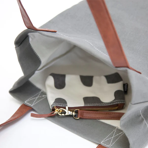 Market Tote - Waxed Ash - Image 3