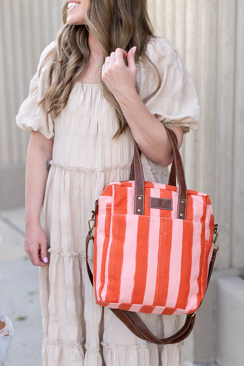Commuter Tote - Linea Red/Pink - Image 2