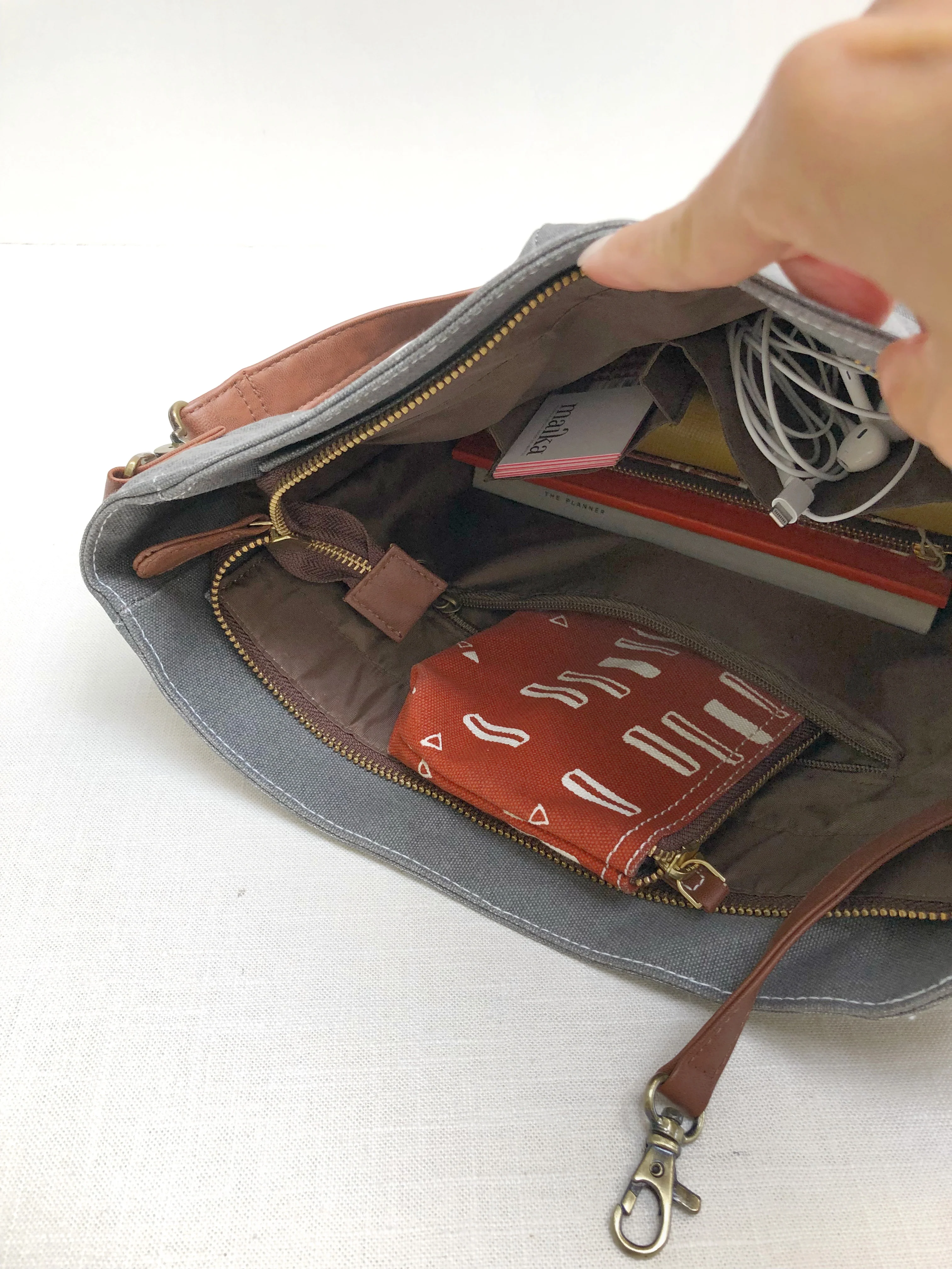 Crossbody Bag - Waxed Hunter Green - Image 4