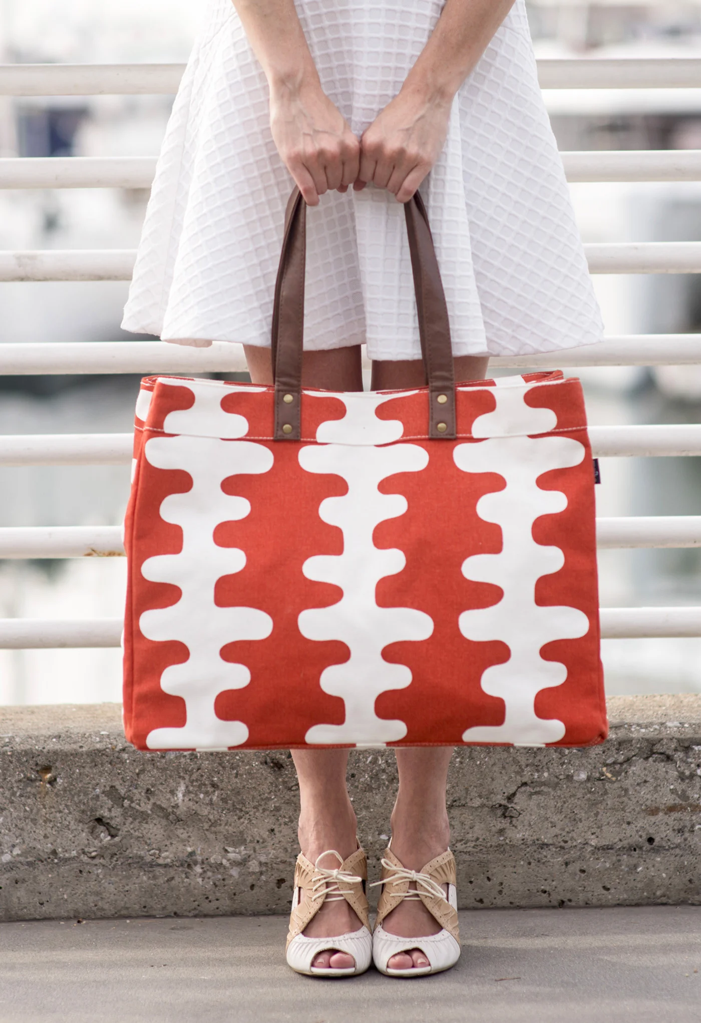 Carryall Tote - Tangerine Echo - Image 3