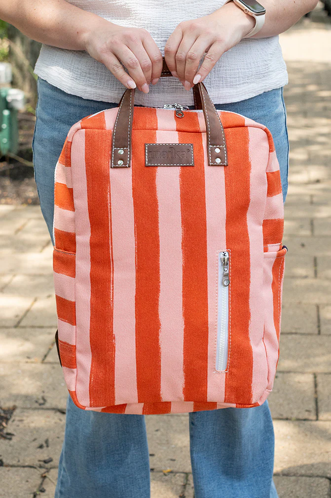 Laptop Backpack - Linea Red/Pink - Image 3