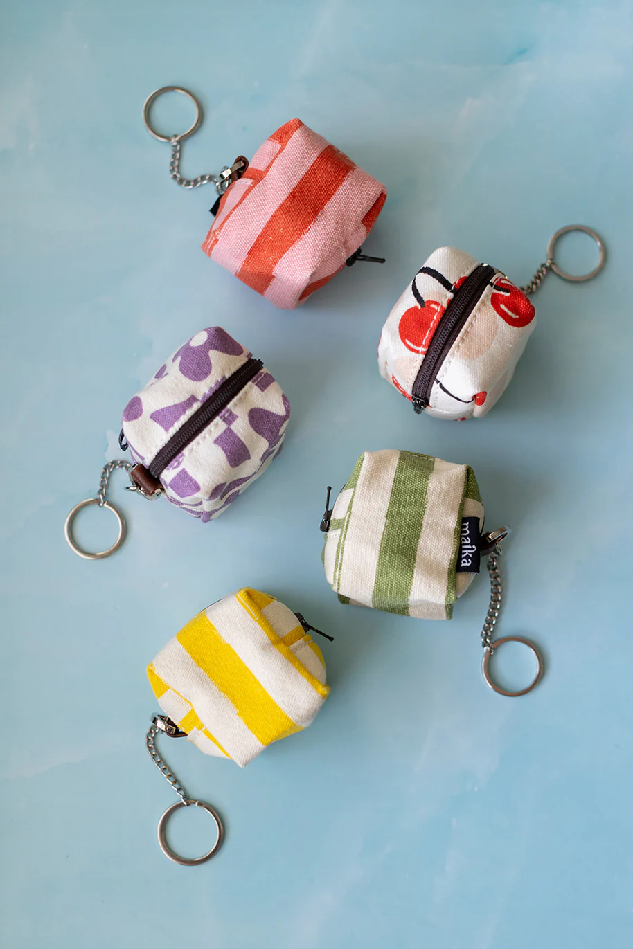 Mini Cube Key Ring - Linea Buttercup - Image 3