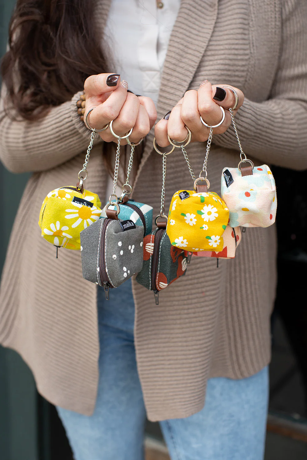 Mini Cube Key Ring - Mendocino - Image 3