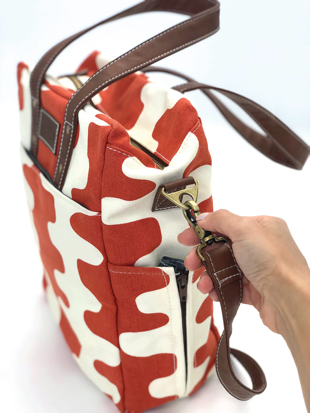 Commuter Tote - Echo Tangerine - Image 5