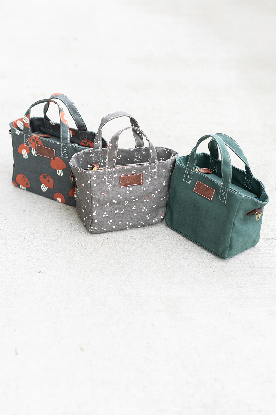 Mini Tote - Waxed Hunter Green - Image 3