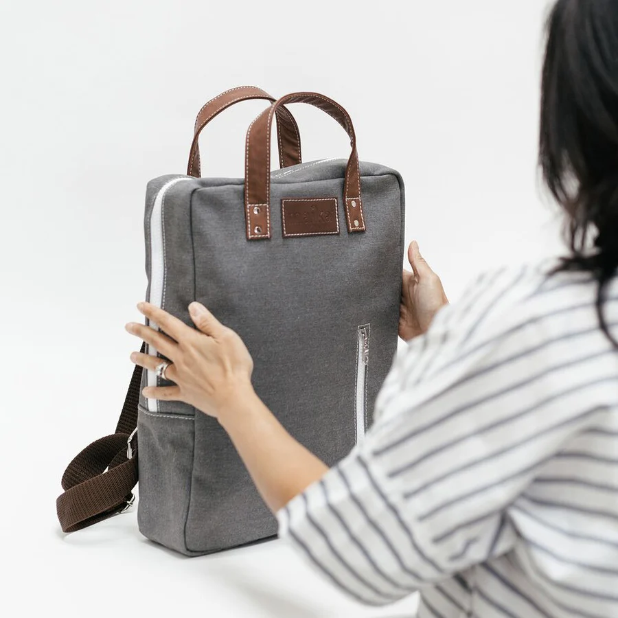 Laptop Backpack - Waxed Ash - Image 5