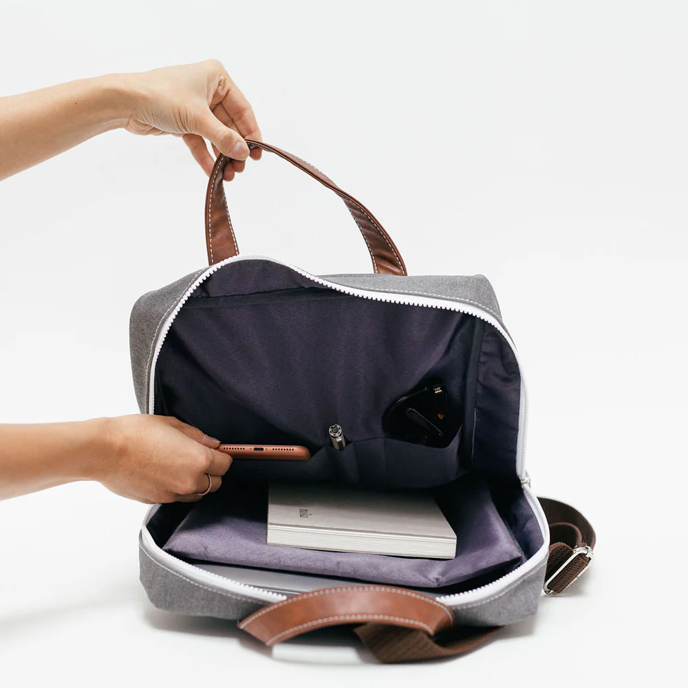 Laptop Backpack - Waxed Ash - Image 8