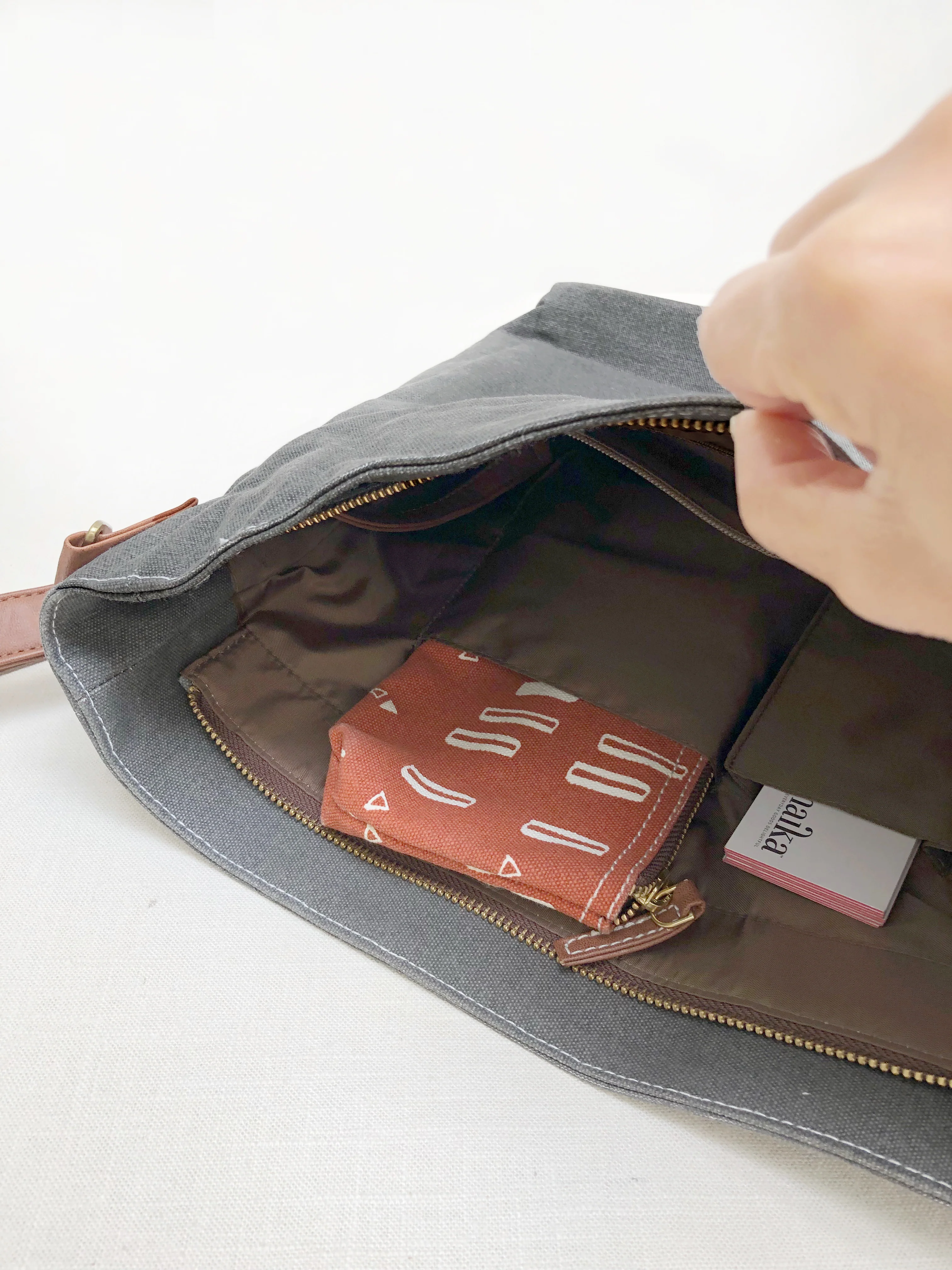 Crossbody Bag - Waxed Ash - Image 3